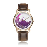 Montre adulte mixte " Lune mandala mosquée "
