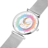 Montre adulte mixte " Mandala lanternes "