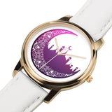Montre adulte mixte " Lune mandala mosquée "