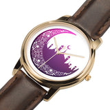 Montre adulte mixte " Lune mandala mosquée "