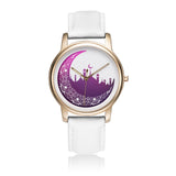 Montre adulte mixte " Lune mandala mosquée "