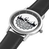 Montre adulte mixte " Mosquée mandala " bracelet noir